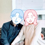 素敵なステップファミリーを気付かれた50代前半女性のｓさんと一つ年下のご主人のツーショット