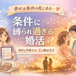 幸せは条件の先にある、条件に縛られ過ぎる婚活について大阪結婚相談所ビリーブインユアセルフと一緒に関揚げませんか？